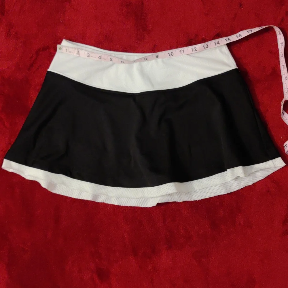 Callaway Golf Tennis Running Walking Skirt Black White Size Medium - Picture 9 of 12